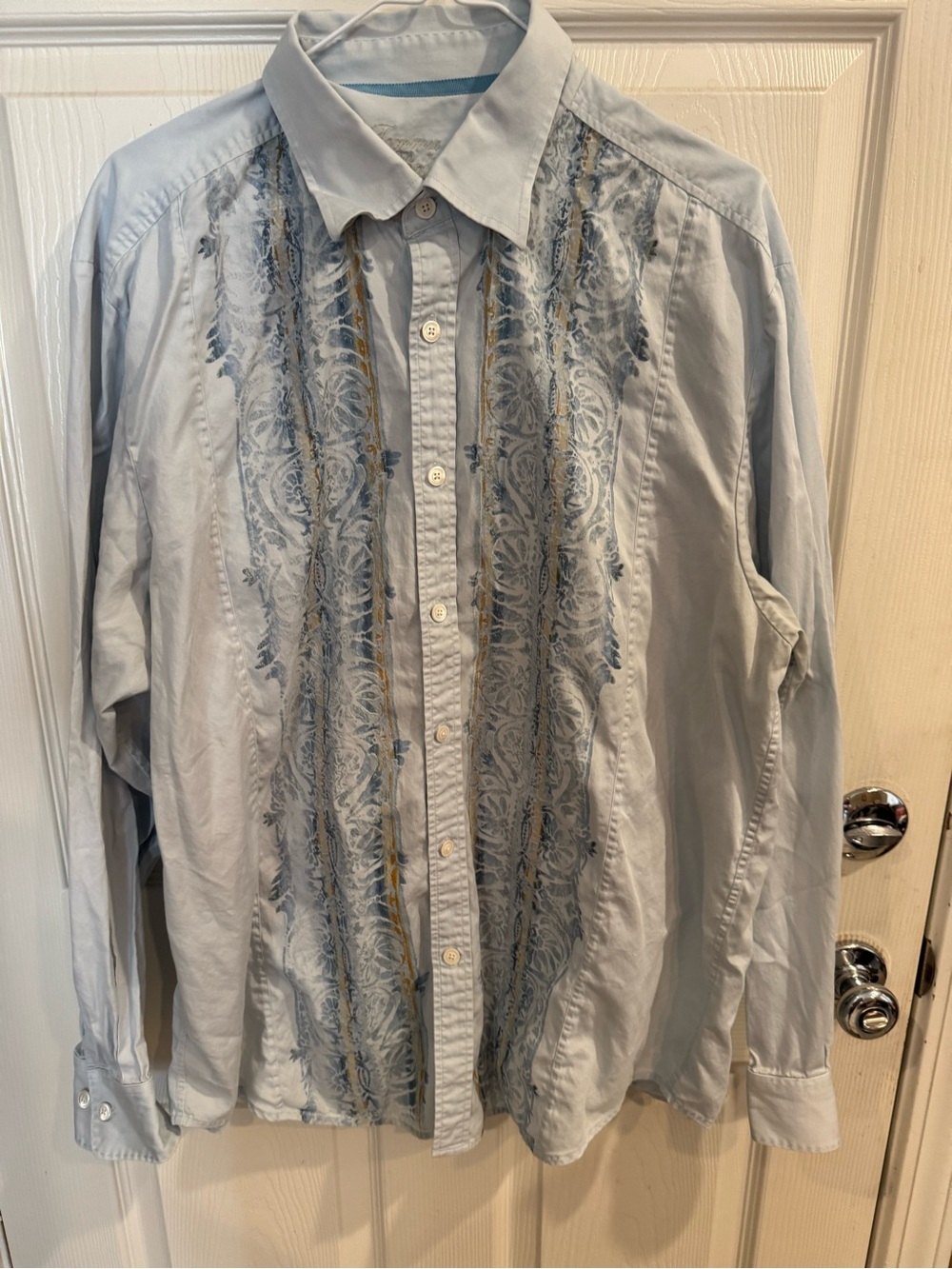XL TommyBahama Denim long sleeve button down shirt Cotton